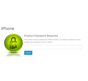 Product Password Protect (2.x)
