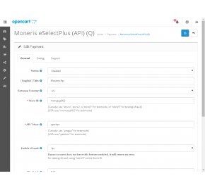 Moneris eSelect API (1.5.x/2.x.x)