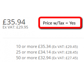 Always Show Inverse Tax Value (15x/2x) - vQmod