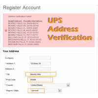 UPS Address Verification (vQmod)