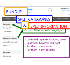[1.5.x] BUNDLE: Split Categories & Split Information Modules